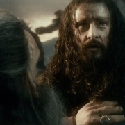 Thráin y Thorin en la Batalla de Azanulbizar