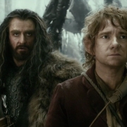 Thorin y Bilbo en el bosque