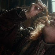 El Gobernador comiendo