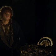 Bilbo habla con Smaug