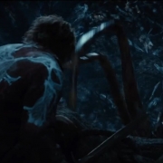 Bilbo, atacado por una araña