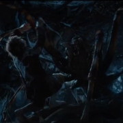 Bilbo, atacado por una araña3