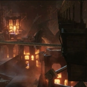 Smaug en las fraguas de Erebor