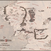 Mapa de la Tierra Media de Juan M. Villa