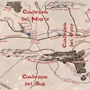 Mapa de la Comarca (vintage), de Juan M. Villa