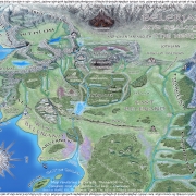 Mapa de Beleriand de Karolina Wegrzyn