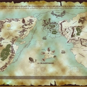 Mapa de Arda (italiano)