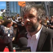 Peter Jackson llega a la alfombra roja