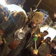 Uno de los fans entrevistado