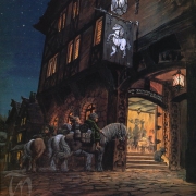 Los Hobbits llegan al Poney Pisador