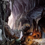 Legolas y Gimli en las Cavernas Centelleantes