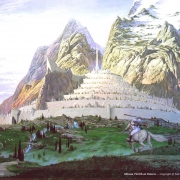 Gandalf y Pippin llegan a Minas Tirith