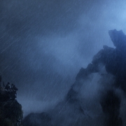 Uno de los Gigantes de Piedra, furioso
