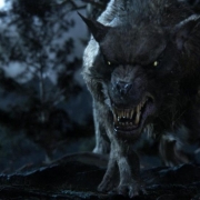 Uno de los Wargos de El Hobbit