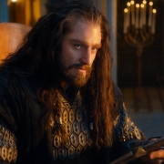 Thorin con Orcrist en Rivendel