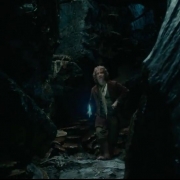Bilbo en los túneles de los Trasgos