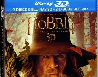 Carátulas y precios de las ediciones españolas del DVD y el Blu-ray de El Hobbit