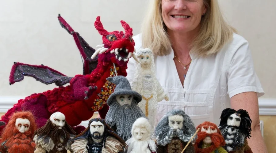 Increíbles muñecos de ganchillo de El Hobbit