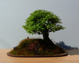 Bag End Bonsai Trayscape, April 2010