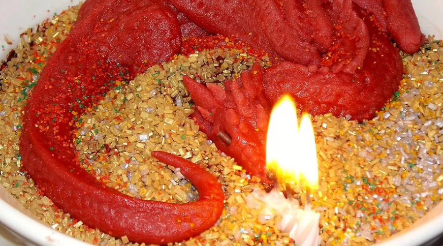 Un delicioso soufflé Tolkiendil: Smaug sobre su tesoro