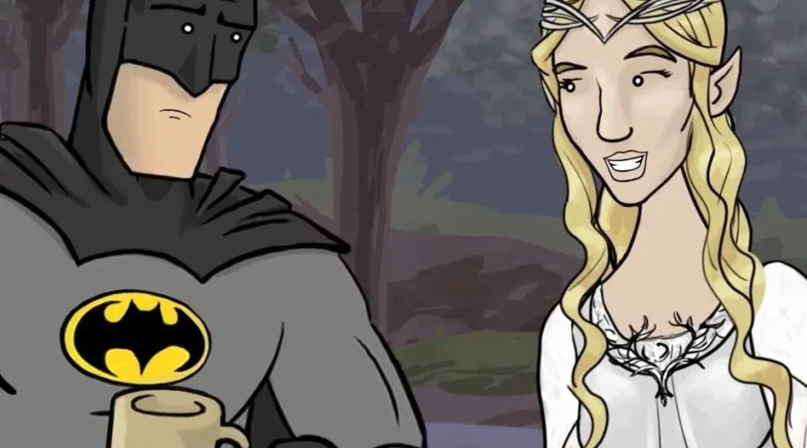 Nuevo vídeo divertido: Batman conoce a Galadriel