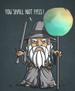 Dan el nombre de Gandalf a unas colinas en Titán (wirdou.com / NASA)