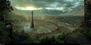Isengard según el artista taiwanés Ken Liao