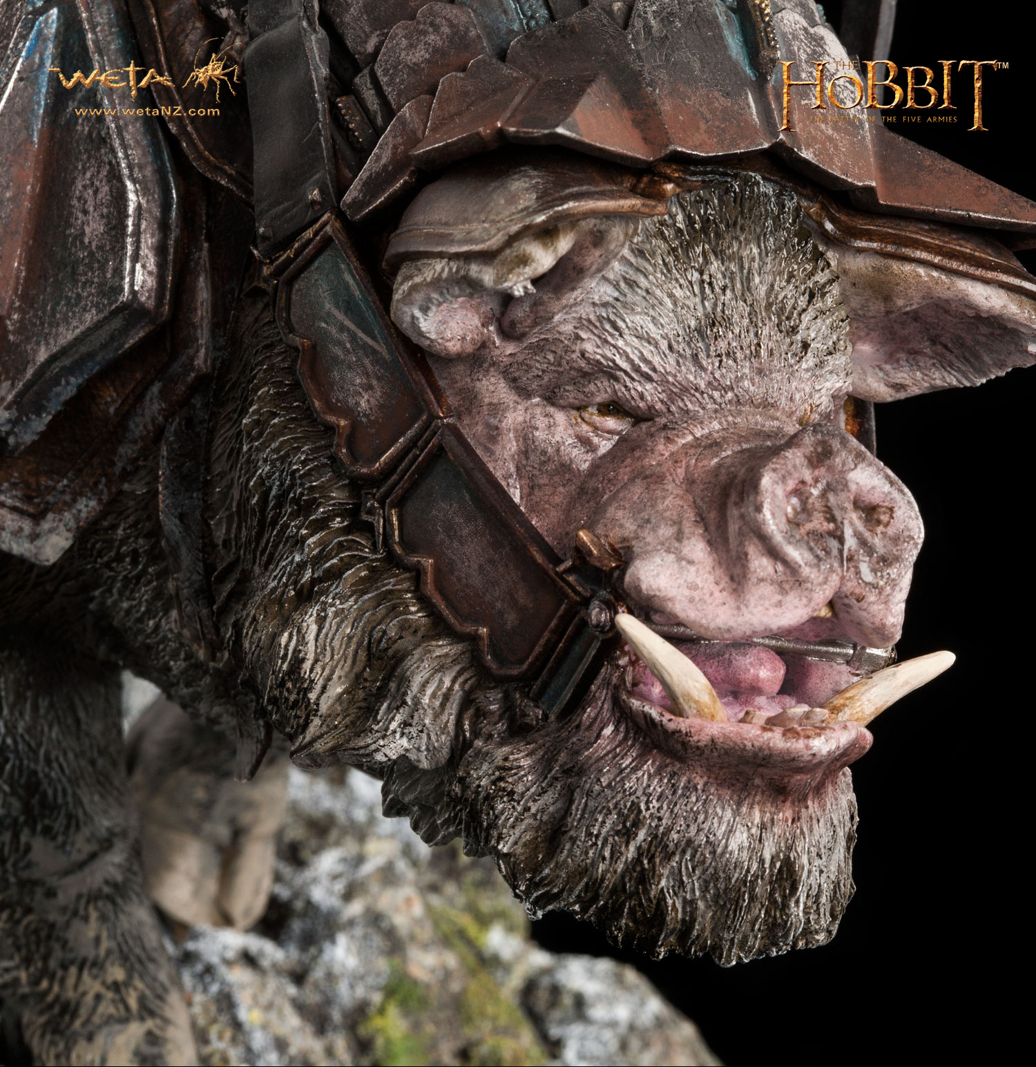 Escultura de Dáin Pie de Hierro de Weta Workshop