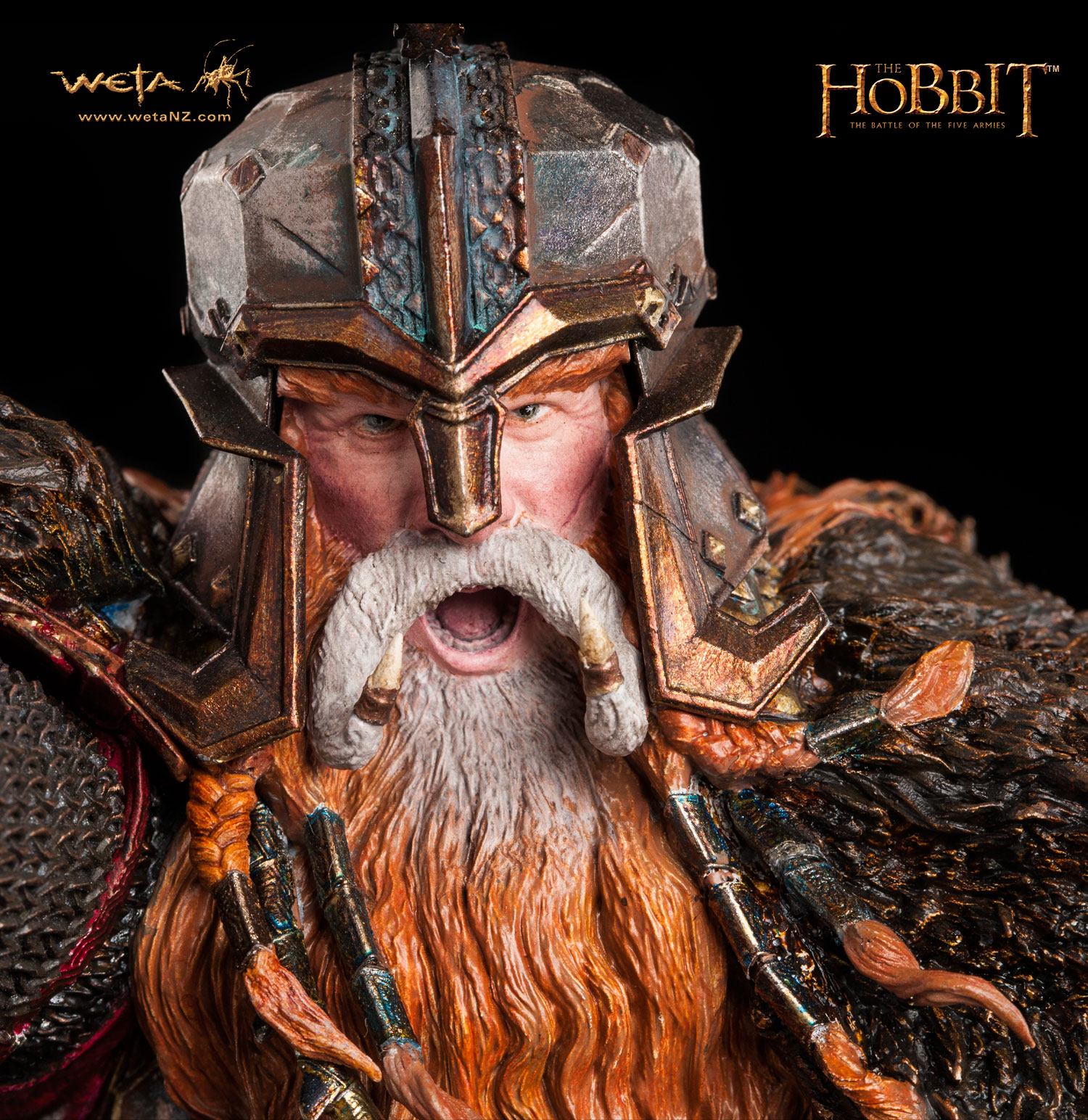 Escultura de Dáin Pie de Hierro de Weta Workshop