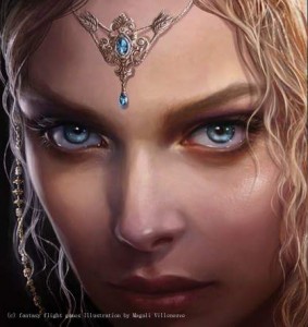 Galadriel, según Magali Villeneuve
