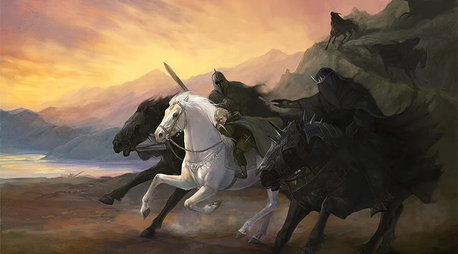 20-10-3018 Los elfos llevan a Frodo a Rivendel por la noche
