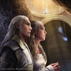 Celeborn y Galadriel, según Magali Villeneuve