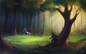 Beren encuentra a Lúthien, según Helen Kei