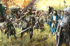 Éomer y Aragorn se encuentran en los Campos del Pelennor, según Abe Papakhian