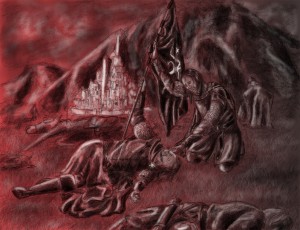 La muerte de Halbarad, según MirachRavaia
