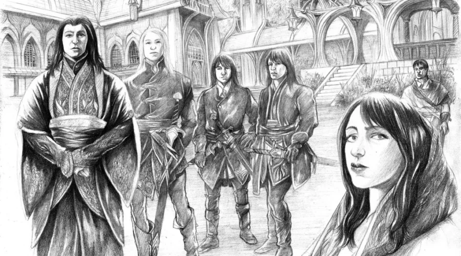 01-05-3019 Elrond y Arwen parten de Rivendel