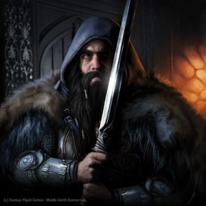 Thorin con Orcrist, según Magali Villeneuve