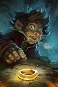Bilbo encuentra el Anillo, según Enrique Rivera