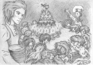 ChrysophylaxCreates - La Gran Tarta de El herrero de Wootton Mayor