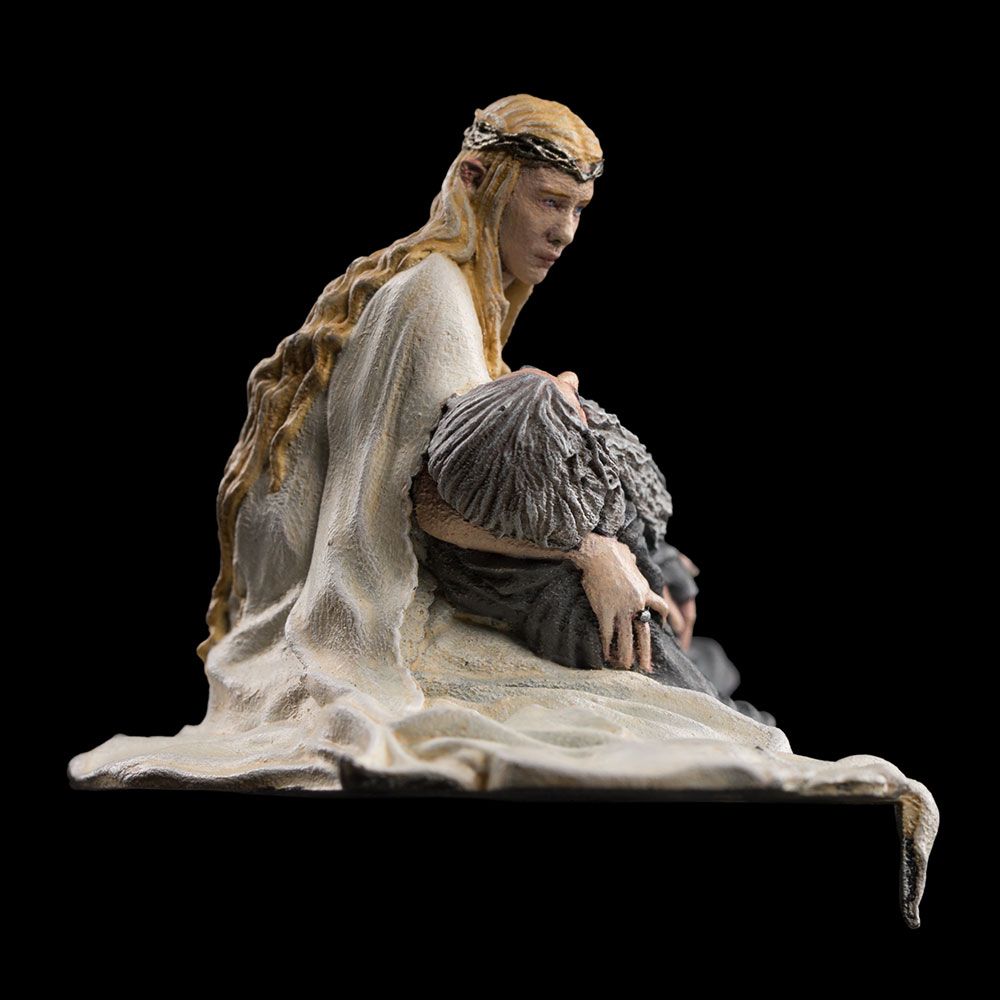 Figura de Galadriel y Gandalf del diorama de Dol Guldur de Weta Workshop