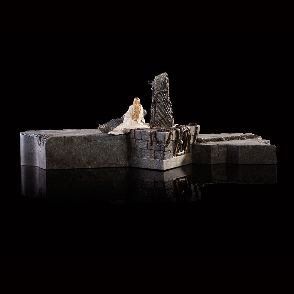Patio del Palantír del diorama de Dol Guldur de Weta Workshop