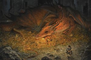 Bilbo roba un copón del tesoro de Smaug, según Andrea Piparo