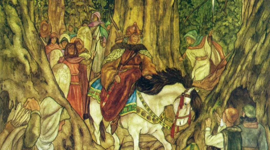 23-10-2941 Los Elfos se encuentran con los mensajeros de Bardo y se dirigen hacia el Lago Largo