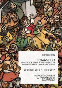Una tarde en El Poney Pisador, exposición del arte tolkiendil de Tomás Hijo