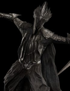 Escultura del Rey Brujo en Dol Guldur de Weta Workshop