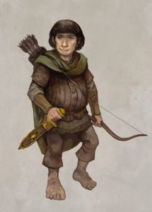 Arquero hobbit, según Jon Hodgson