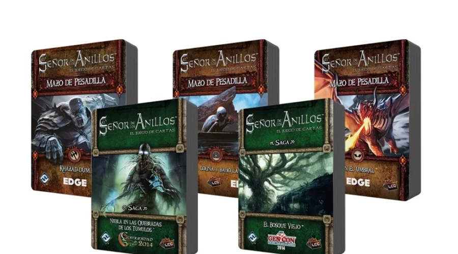 Cinco nuevos mazos de pesadilla para El Señor de los Anillos (LCG)