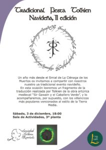 Segunda edición de la Tradicional fiesta Tolkien navideña del Smial de la Ciénaga de los Muertos
