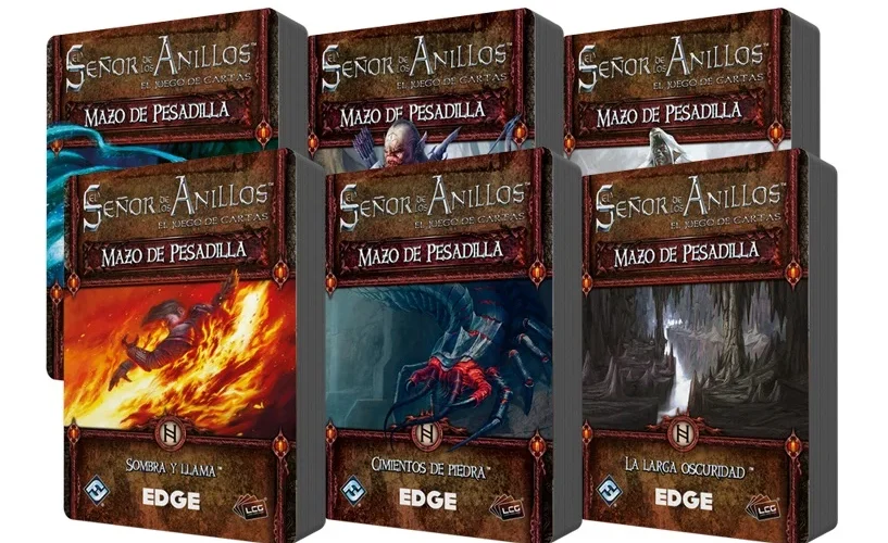 Seis nuevos mazos de pesadilla de El Señor de los Anillos: El juego de cartas (LCG)