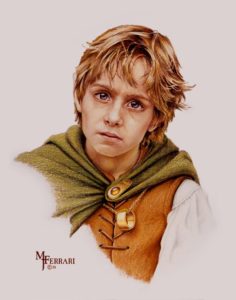 Frodo según Mark Ferrari